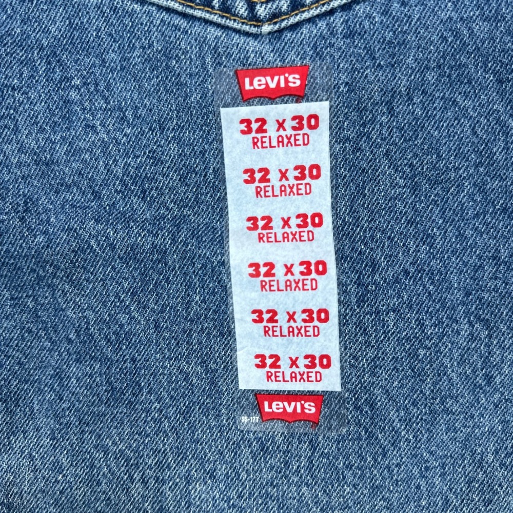 Vintage Levi's 550 Jeans Mens 32x30 Blue Relaxed Fit Orange Tab Made in USA 90s - Picture 12 of 16